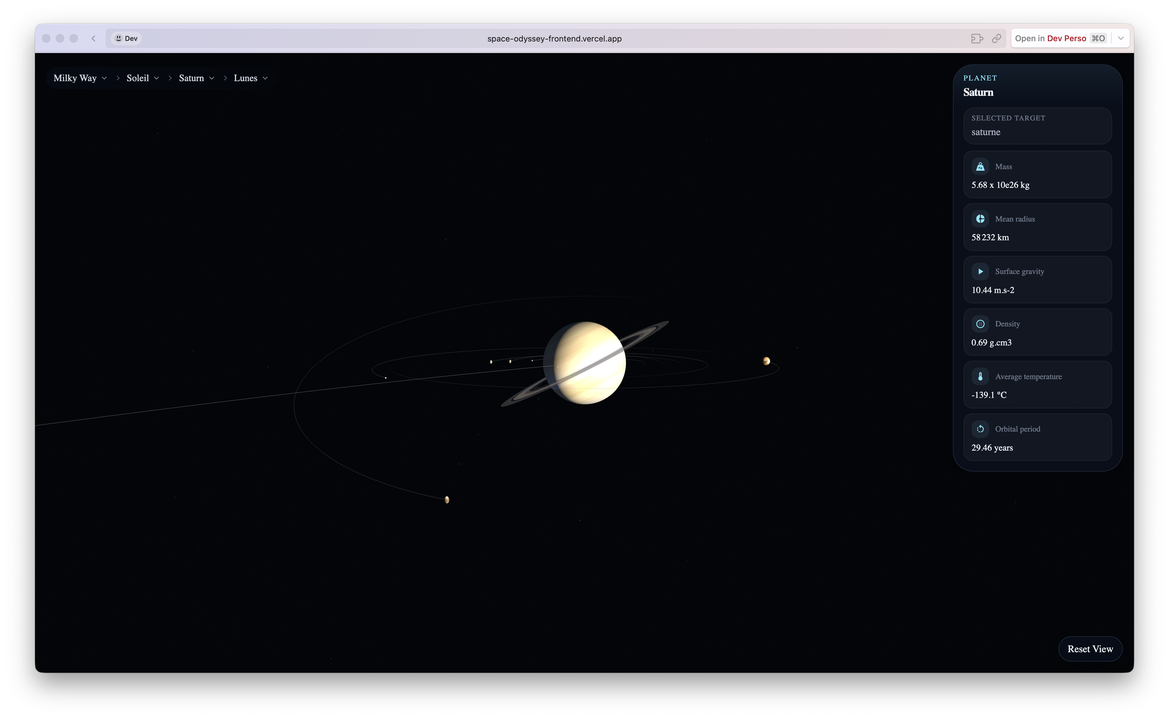 Space Odyssey 1